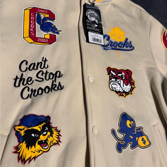 Crooks and castles varsity jacket - Picture 2 of 6